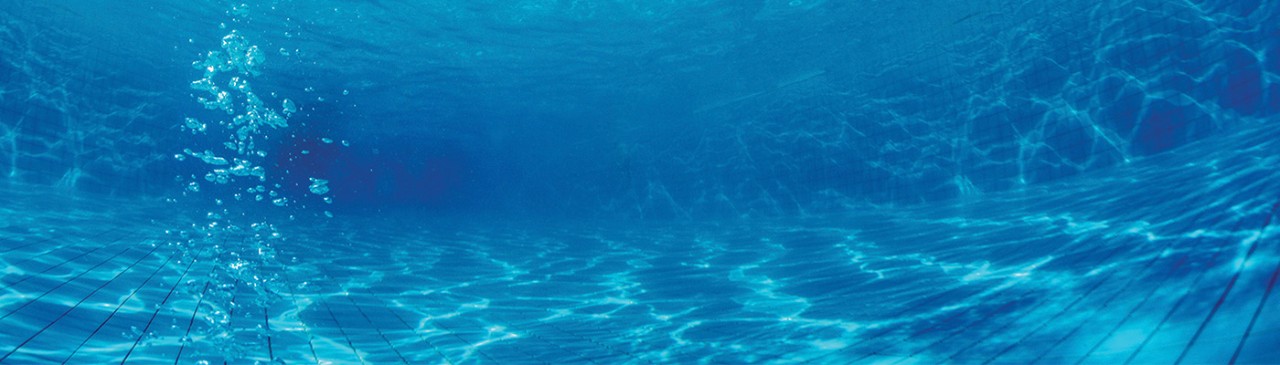 First Image is under water in a pool. Second Image is of a Pool Show. 